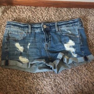 Express jean shorts